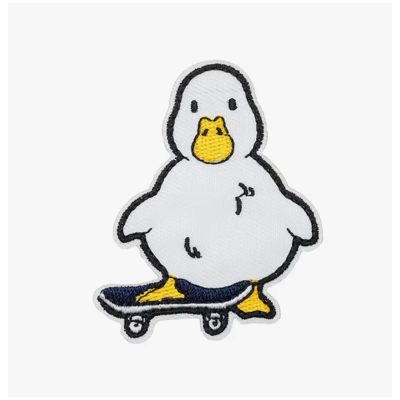 Patch Bordado Termocolante Patinho No Skate em Oferta na Shopee