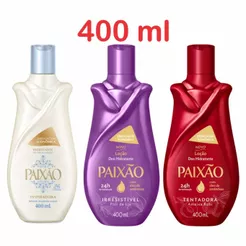 Hidratante Paixão Com Óleo de Amêndoas 400ml A ESCOLHER
