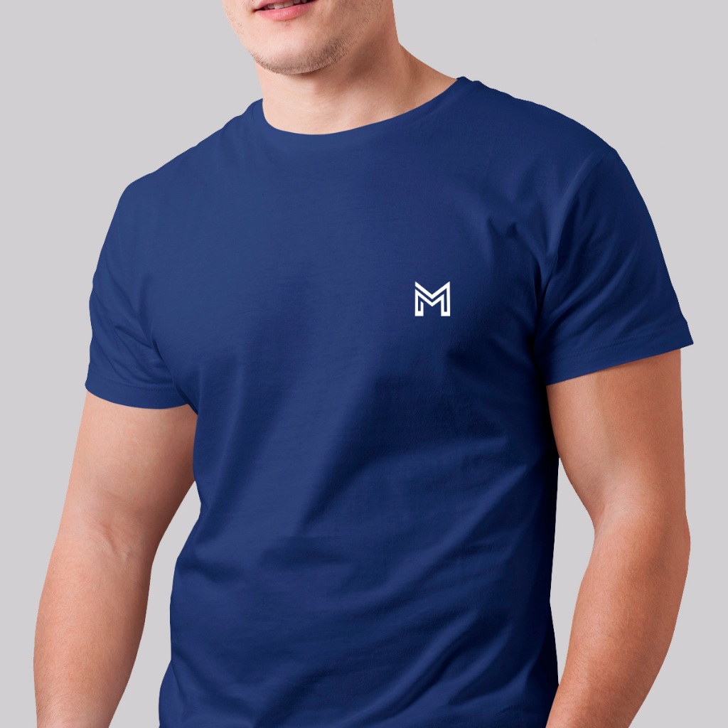 CAMISETA MASCULINA MELBOURNE 100% ALGODÃO PREMIUM GOLA REDONDA em Oferta na Shopee