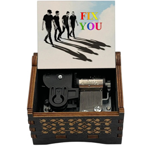 Caixinha De Musica  Fix You Coldplay a corda em Oferta na Shopee