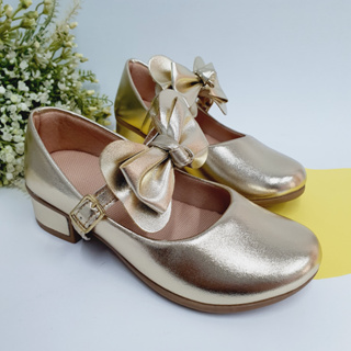 Sapatilha Menina Infantil Saltinho Com Laço Nó Boneca Salto Baixo Festa Moda Blogueira Confort em Oferta na Shopee