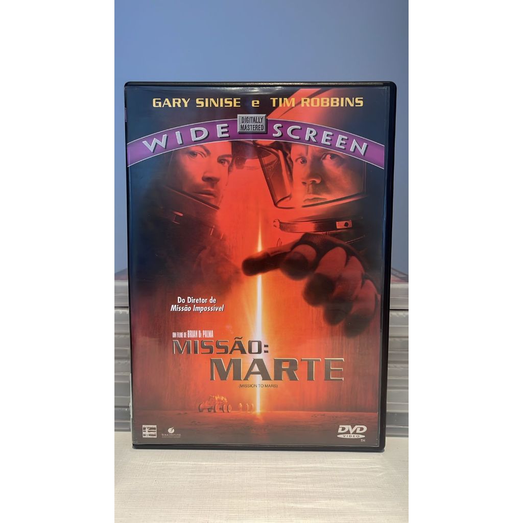 MISSÃO: MARTE - Tim Robbins - DVD - Original - Com encarte