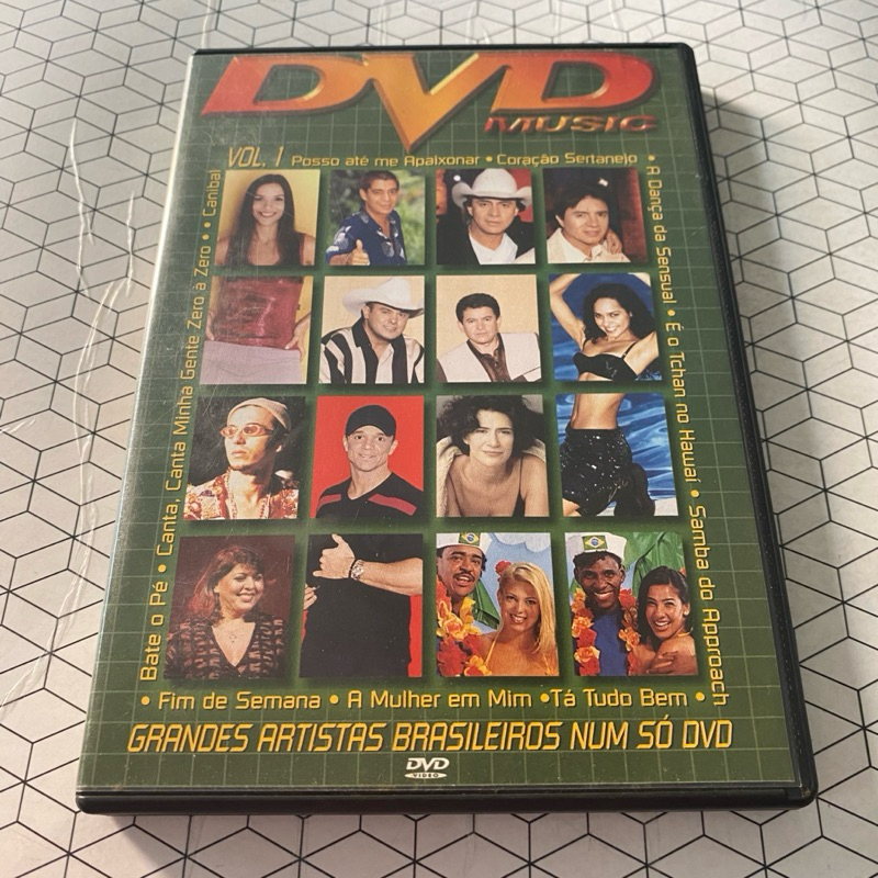 Dvd original Dvd Music volume 1 Grandes artistas brasileiros num só dvd
