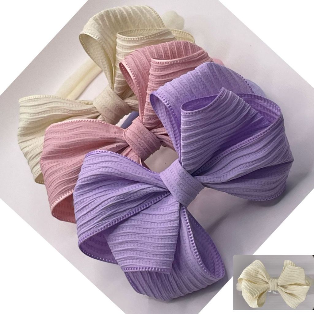 Kit 3 Faixinhas Laços Mia na Meia de Seda em Oferta na Shopee