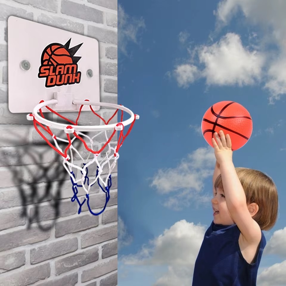 Jogo Mini Cesta de Basquete Tabela de Basquete Infantil com Bola Infantil de Plástico Criança NBA