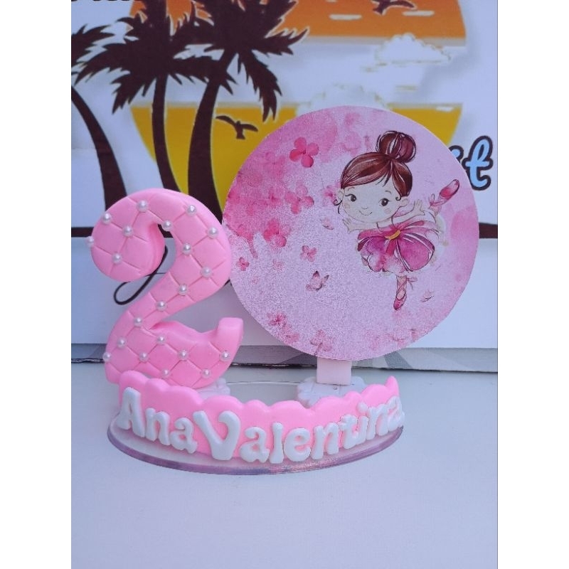 vela aniversário bailarina/vela aniversário/vela cenário bailarina/topo de bolo/ em Oferta na Shopee