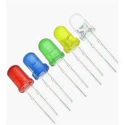 Kit 10x Leds 5mm Difusos 5 Cores Disponiveis