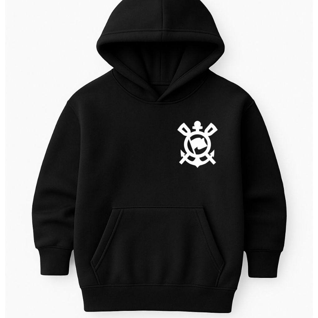 Agasalho Moletom Timão Corinthians Memphis Yuri Casaco Blusa De Frio Estampado Infantil Masculino Feminino Unissex