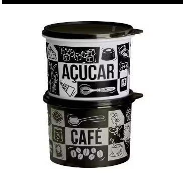 kit Tupperware Café e Açúcar 700g | 1,4kg Caixas tapuer tapauer