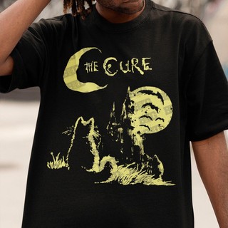 Camiseta Básica Camisa The Cure Rock Robert Moon Cat Gato Teen Britanico Unissex 100% Algodão - Envio Rápido - Big Vest
