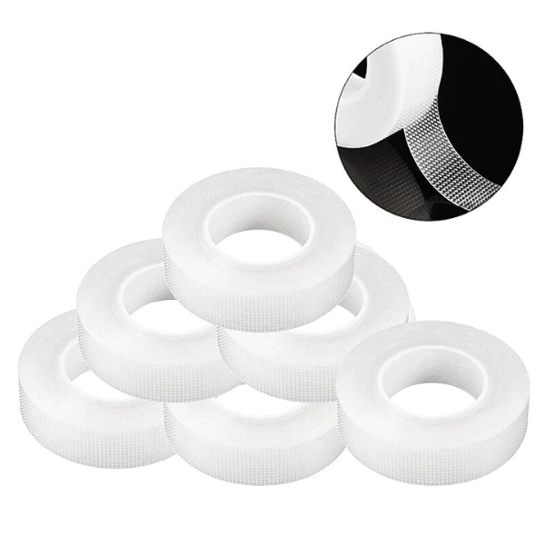 Kit 5 Fitas Transpore Adesiva Transparente Antialégica para Extensão de Cílios 10m
