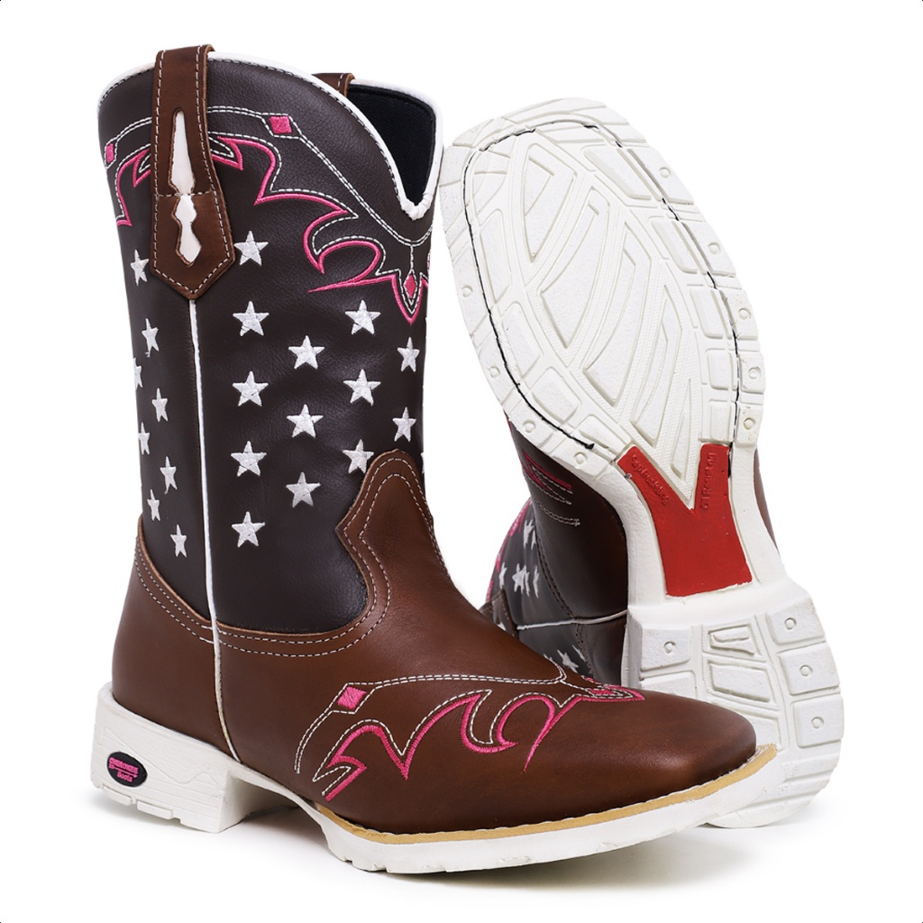 Bota Texana Solado Branco Feminino: Onde Comprar | BuscaProdutos