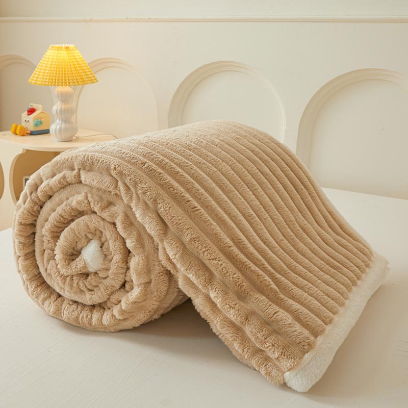 Cobertor Manta Casal Sherpa Dupla Face Pele De Carneiro 180x220cm