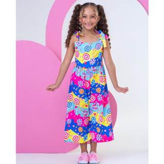 Macacão infantil casual menina