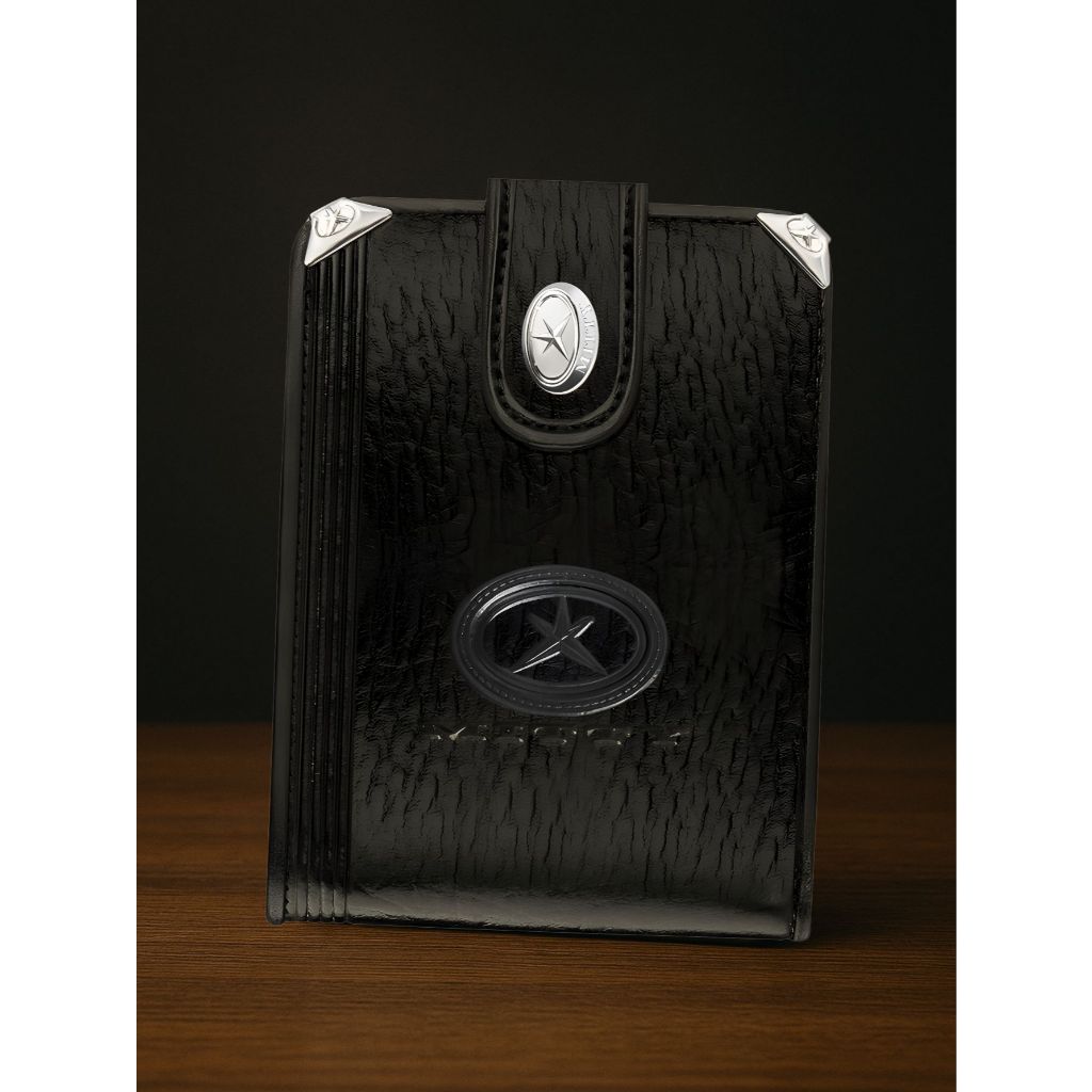 Carteira Em Couro Legitimo 100% Mitty Ref M1f Preta