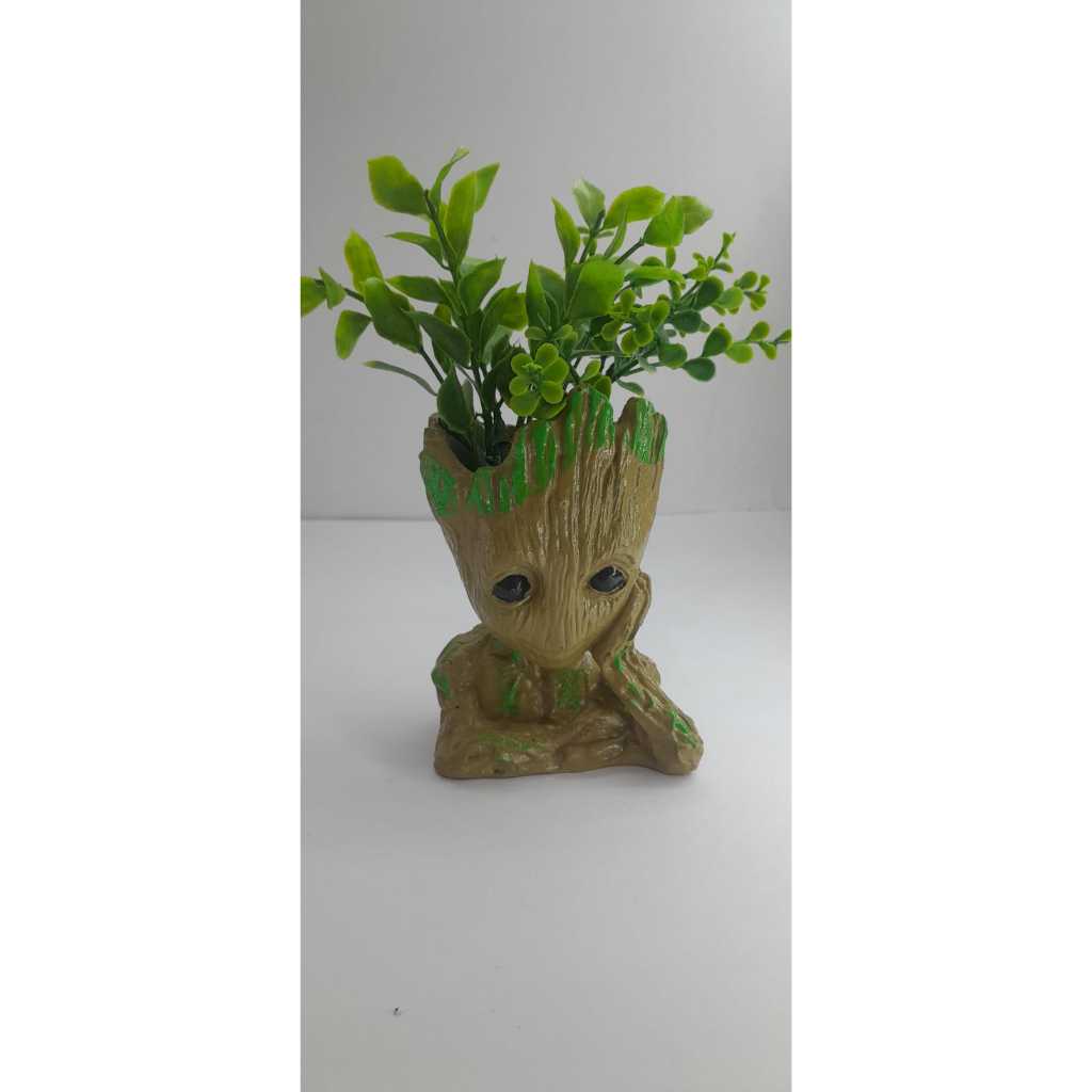 Groot Vaso Planta Caneta Decoração 13 cm Marvel