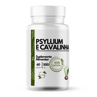 1 Frasco PSYLLIUM + CAVALINHA 100% Puro (60 cápsulas 500mg). em Oferta na Shopee