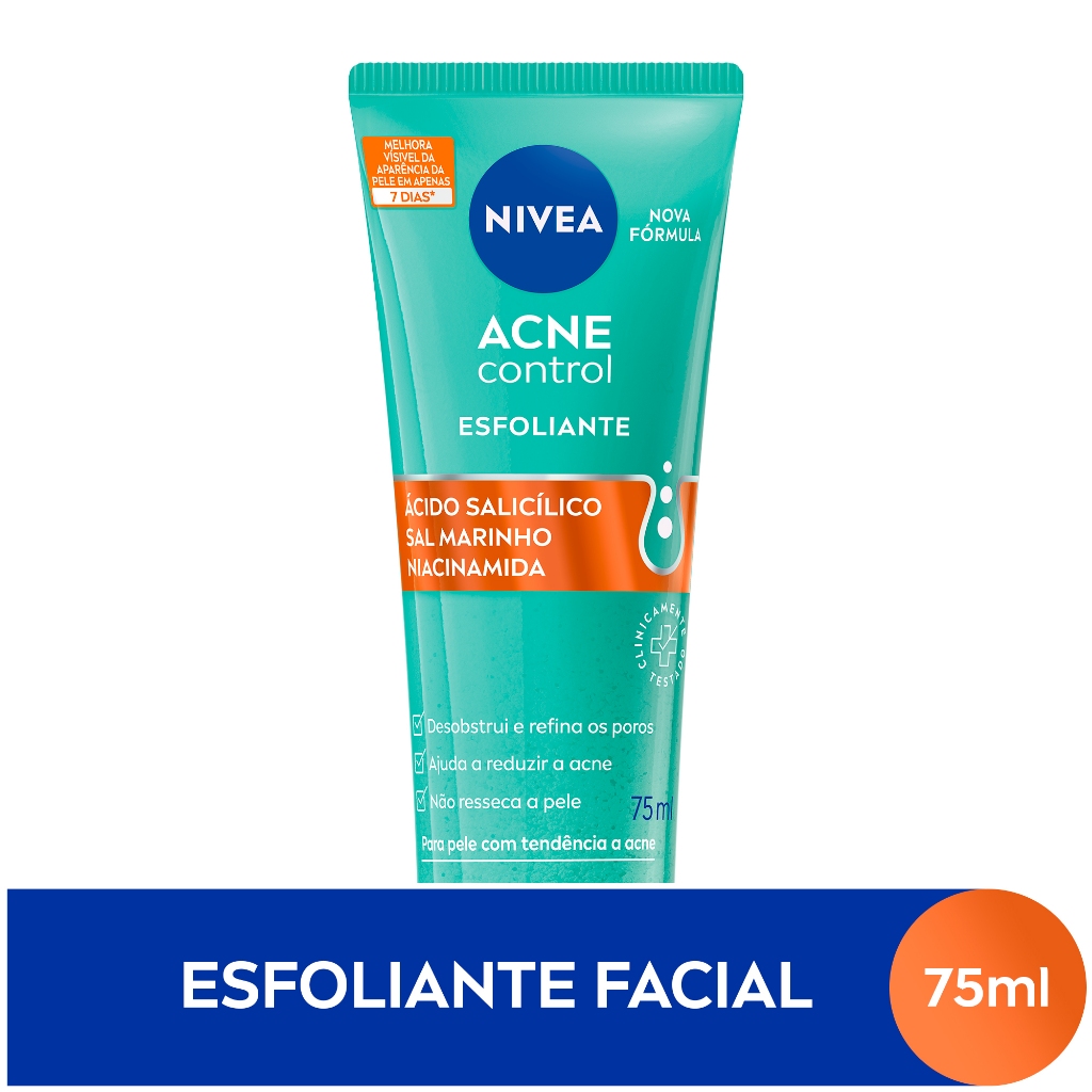NIVEA Esfoliante Facial Acne Control 75ml - Beauty
