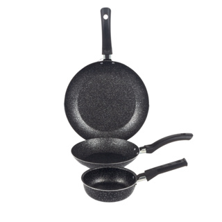 Jogo Frigideiras Francesas 3 Peças 14 16 18Cm Preto Nacional em Oferta na Shopee