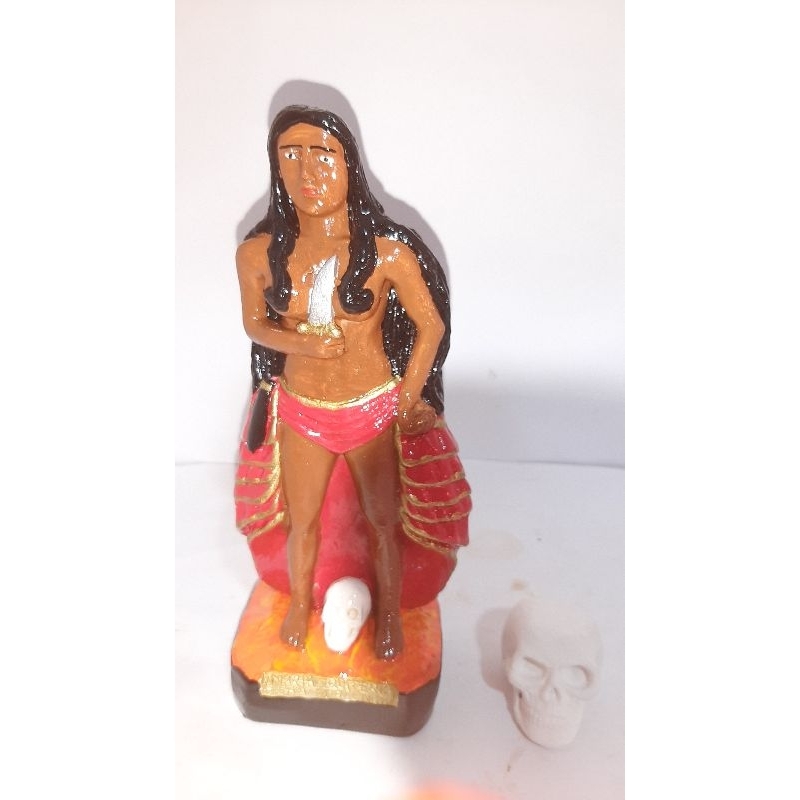 imagem pomba gira maria quiteria da kalunga 23cm + brinde