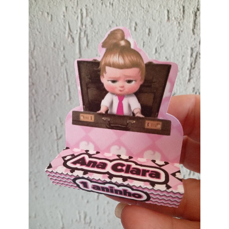 Caixinha porta bis personalizada tema PODEROSA CHEFINHA