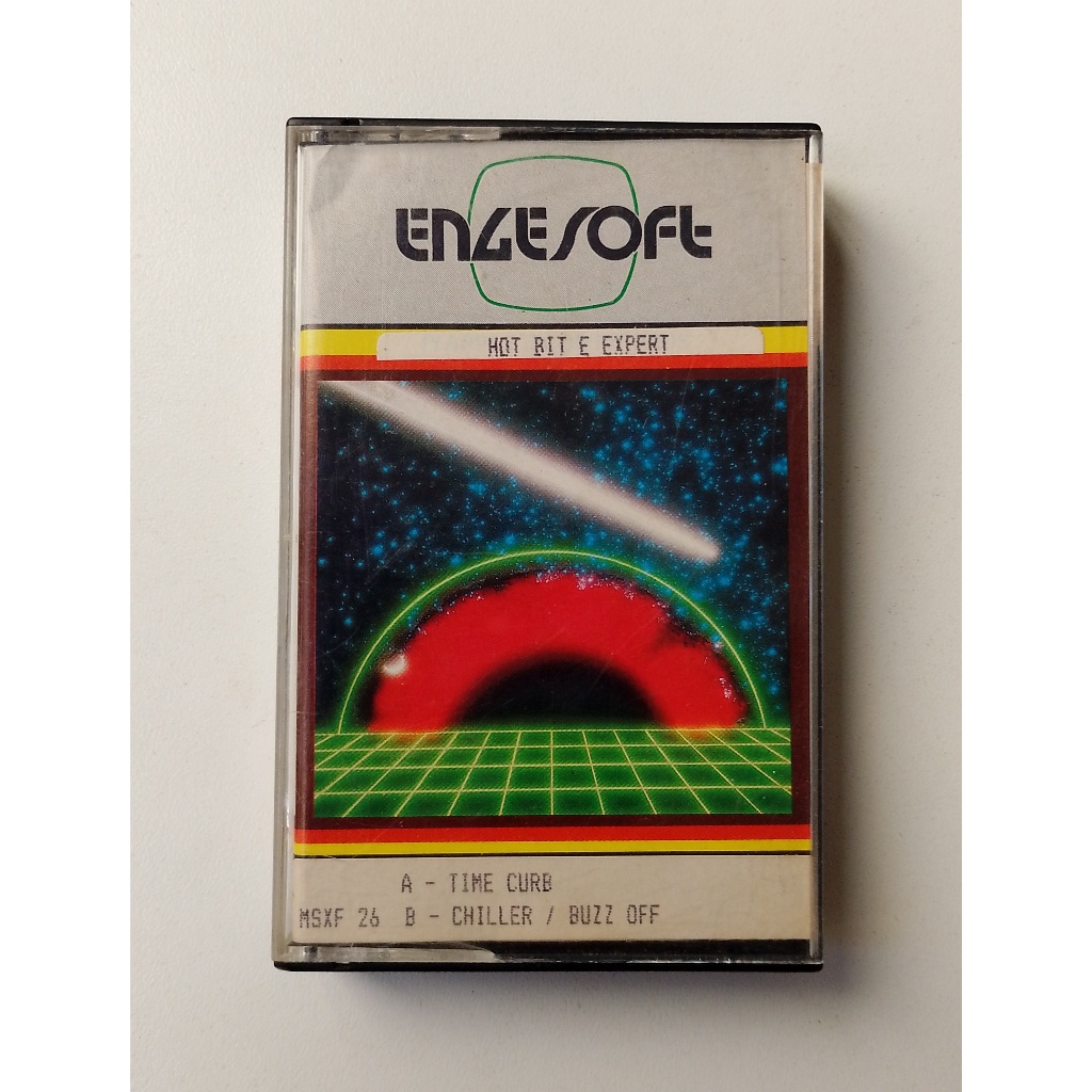 K7 Engesoft - Time Curb - Chiller - Buzz Off para MSX - Usada
