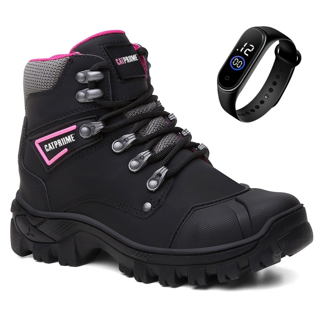 Bota Coturno Feminino Adventure Salto Baixo Cano Curto Confortável