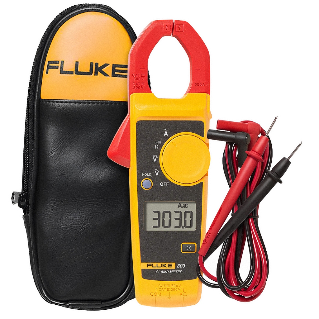 Alicate Amperímetro Digital 303 Fluke CAT III 600v em Oferta na Shopee