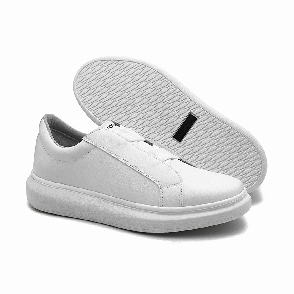 TENIS SAPATENIS MCQUEEN FORK ELASTICO CALCE FACIL CONFORT LANÇAMENTO MAIS VENDIDO  PROMOÇAO   BRANCO
