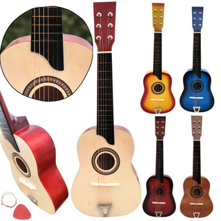 Violão Infantil Mini Violão Profissional De Madeira Iniciante Corda de Aço Aprendizagem Musical