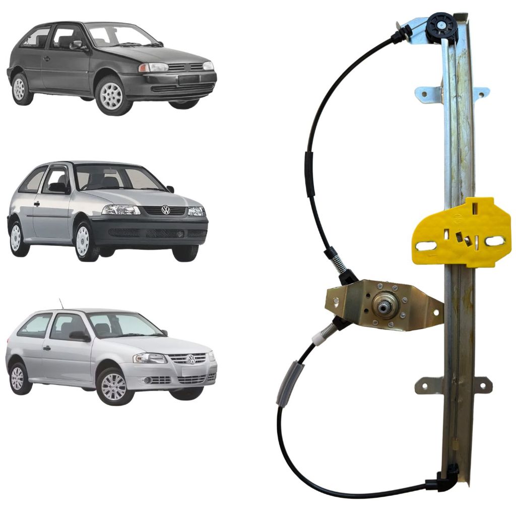 Máquina De Vidro MANUAL Gol G2 G3 G4 - 2 Portas em Oferta na Shopee