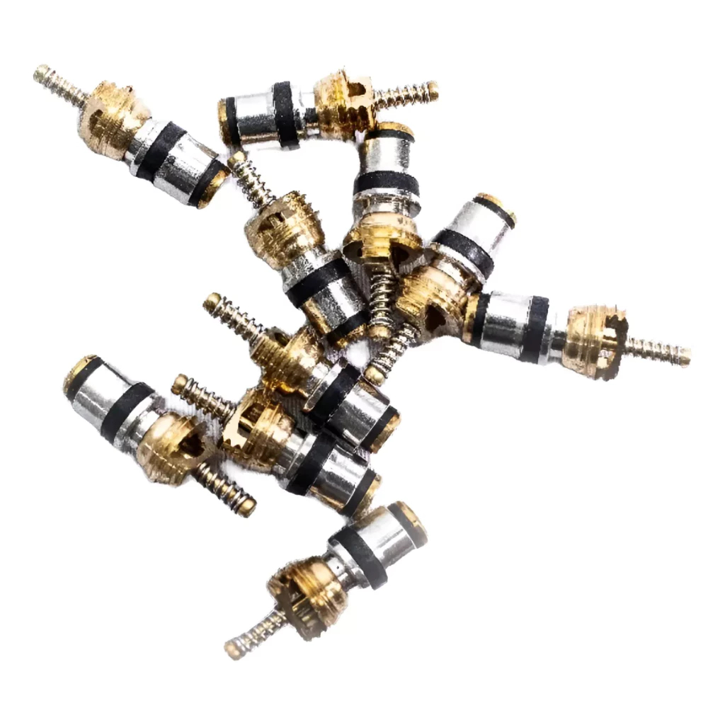 Núcleo Válvula Schrader Large-Bore Rosca M8 Clio/ Megane/ Scenic/ Peugeot 206 / Xsara/ Picasso KIT 5 UNIDADES