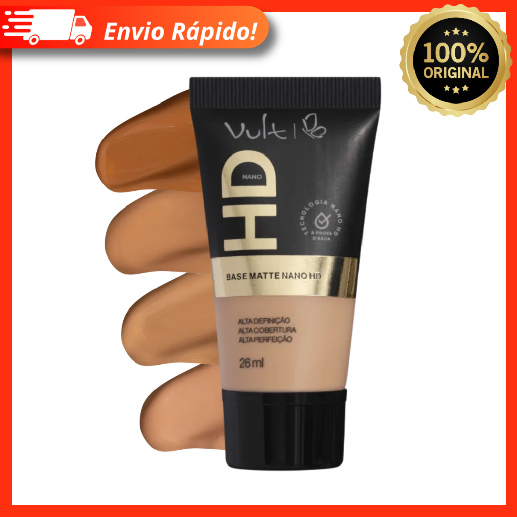 Base Líquida Matte Vult Nano HD