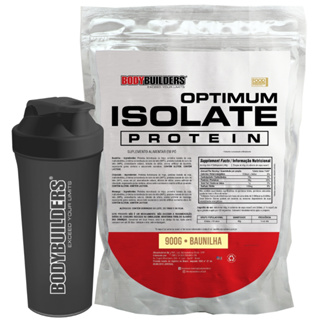 Kit Whey Optimum Isolate Protein 900g + Coqueteleira - Bodybuilders em Oferta na Shopee