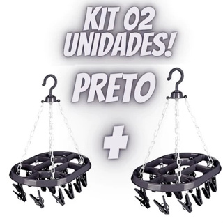 Kit 2 Varais de Roupa Íntima com 16 Prendedores Reforçados Para Calcinha Meia e Cueca Oval Prático em Oferta na Shopee
