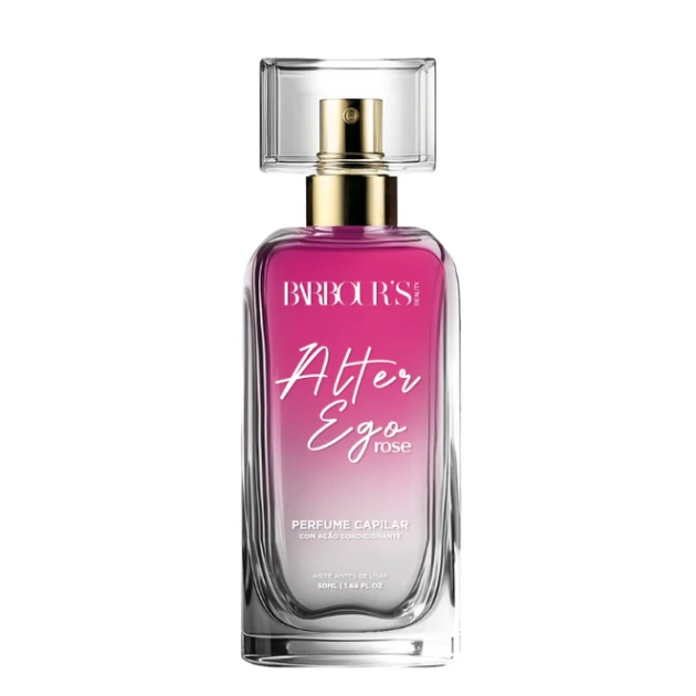 Perfume para cabelo Alter Ego Rose e Finalizador Termoativo Barbour's Beauty