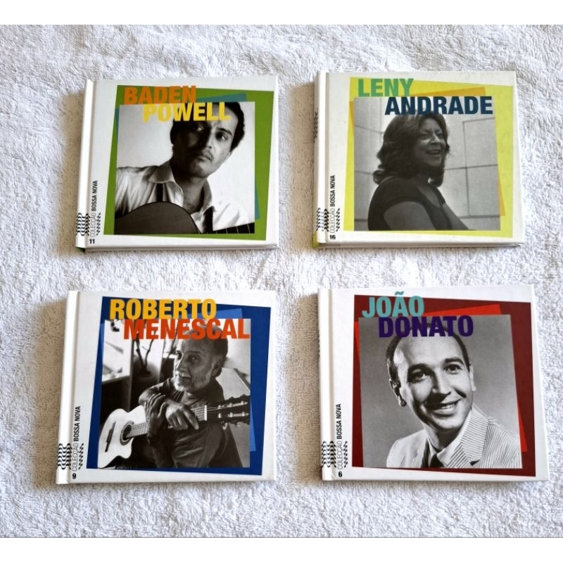 Kit Cd Coleção Folha Bossa Nova - 4 volumes - João Donato - Leny Andrade - Roberto Menescal - Baden Powell