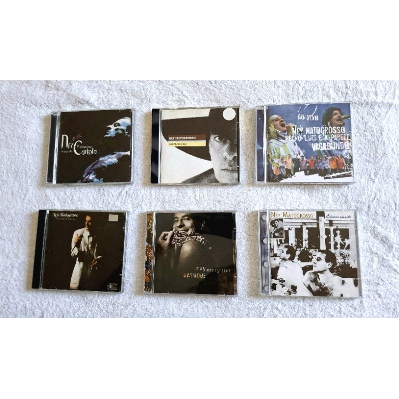 kit 6 CDs Ney Matogrosso - Cartola - Estava escrito - Pedro Luiz -  Batuque