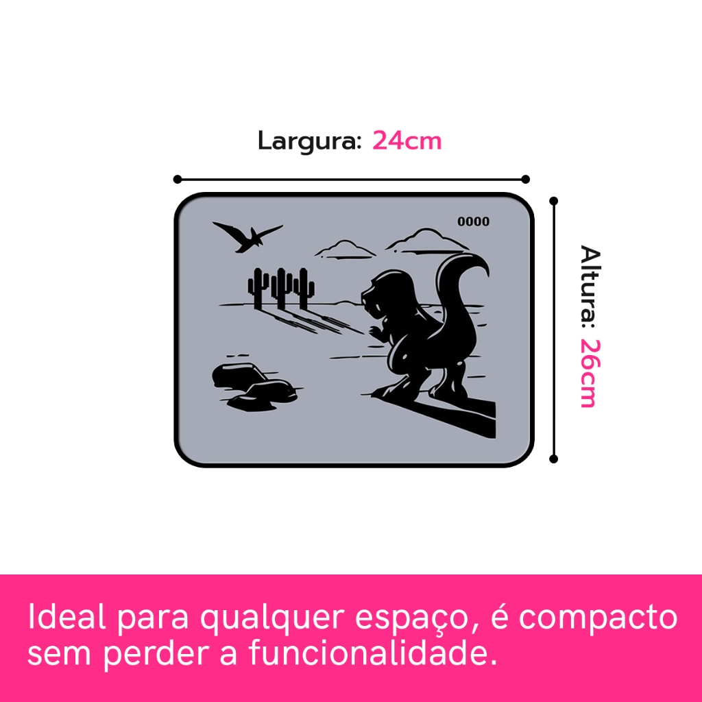Mouse Pad Softwares Quadrado Antiderrapante 24x26 Cm Premium Anime Borda Costurada — imagem 2 de 2