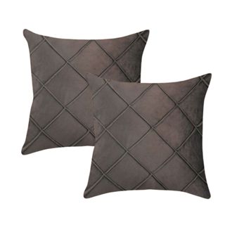 Kit 2 Almofadas Cheias Drapeada X em Suede 42x42cm em Oferta na Shopee