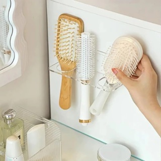 Suporte Escova de Cabelo em Acrílico Cristal Utilidades Organizadores Quarto Penteadeira Guarda Roupa. em Oferta na Shopee