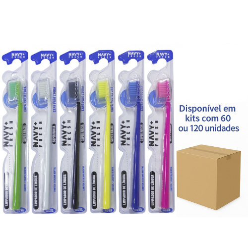 Kit 60/ 80/ 100/ 120 Unidades Escova Dental Super Macia Custo-Benefício