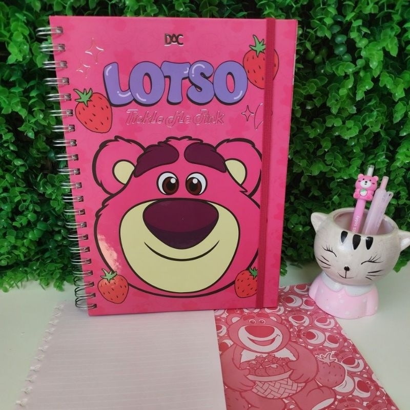 Caderno Universitário Smart Lotso DAC Caderno Smart Cadero Inteligente Caderno Lotso Caderno Rosa Folhas Tira e Poe