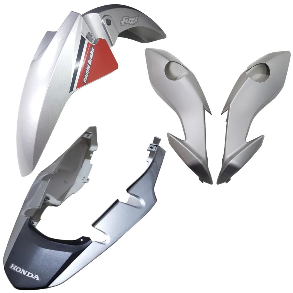 Kit Carenagens Paralama Dianteiro + Bananinha + Rabeta da Start 160 2023 em Oferta na Shopee