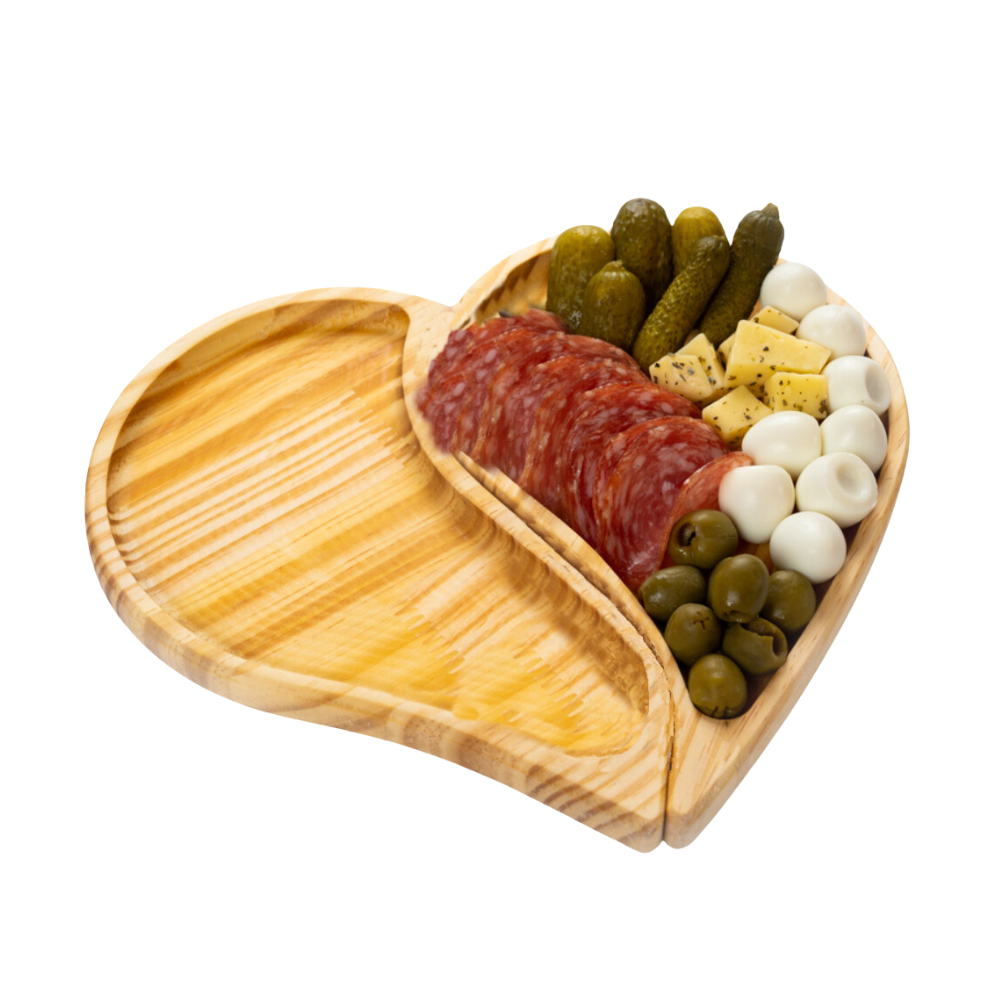 Tábua Petisqueira Madeira Frios Petiscos Fondue Aperitivos
