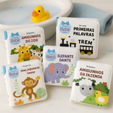 Kit com 2 livros de banho para bebê
