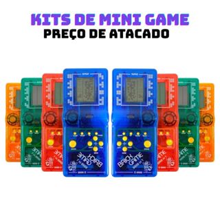Kit até 24 Mini Game Portátil Retro Brinck Game 9999 Jogos Envio Rápido em Oferta na Shopee
