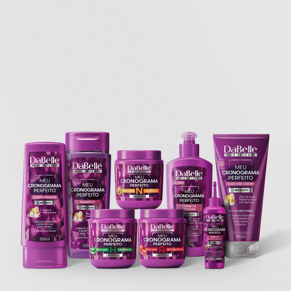 Kit DaBelle Meu Cronograma Perfeito (8 Produtos) – Hidratação, Nutrição e Reconstrução