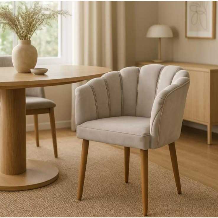 Cadeira Petala Confortável Perfeita Para Recepção Atendimento Salão de Beleza Sala de Jantar Penteadeira