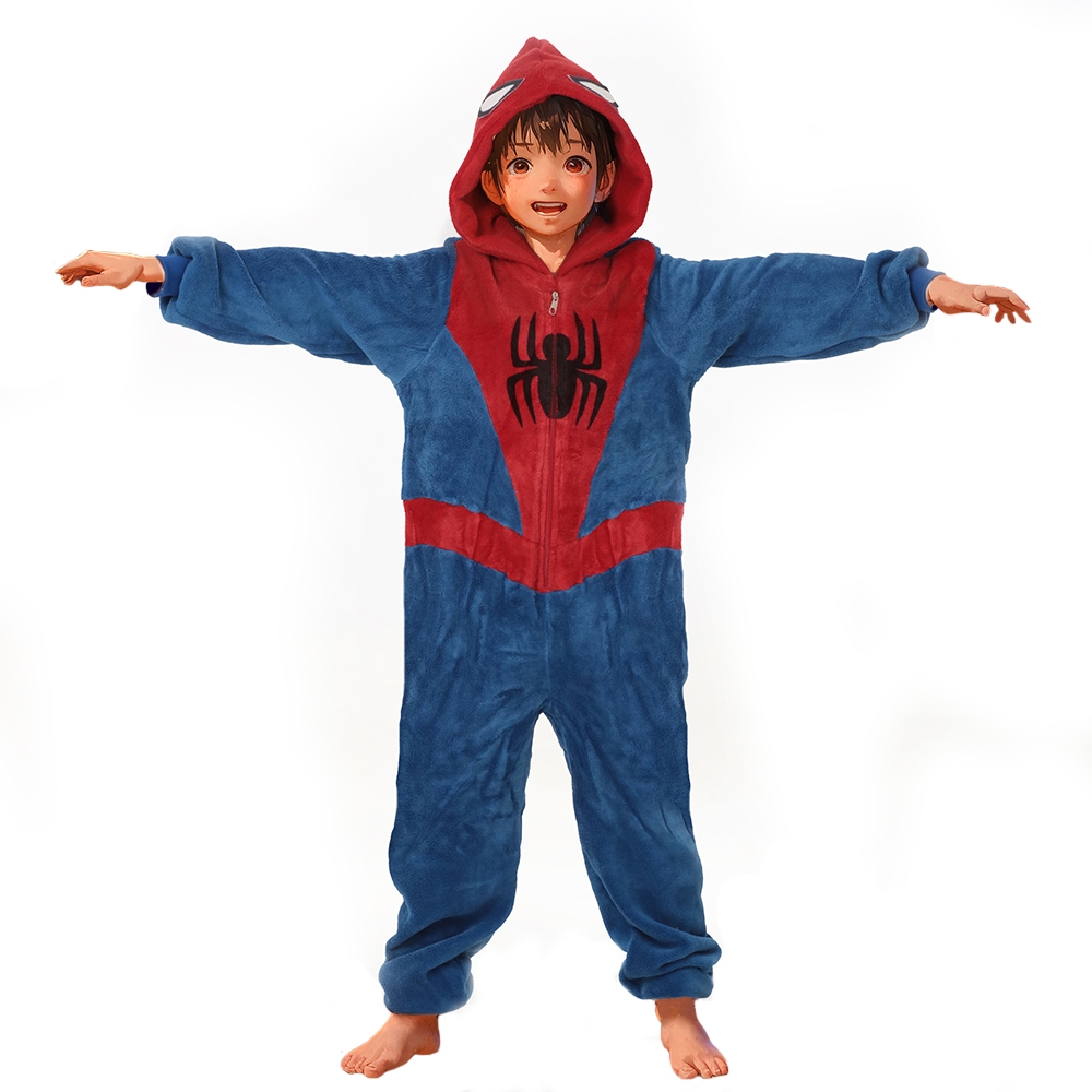 Pijama Kigurumi Infantil Personagens Fantasia Aranha